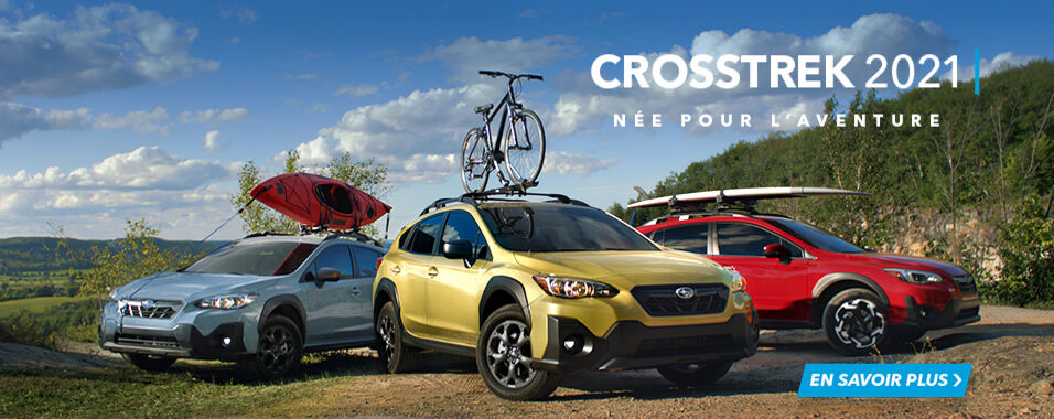 Chase bigger adventures with the new 2021 Subaru Crosstrek.